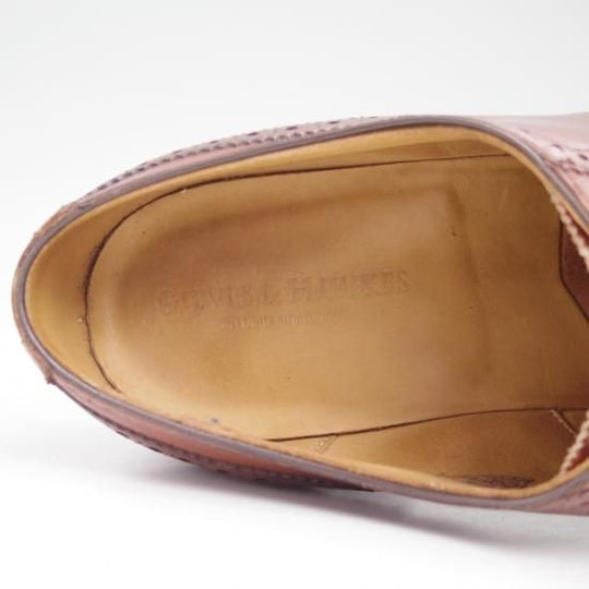 美品★チーニー 7.5F【★超希少!!(英)GIEVES & HAWKES/ギーブス＆ホークス別注】10298ラスト/セミブローグ/CHEANEY★a935