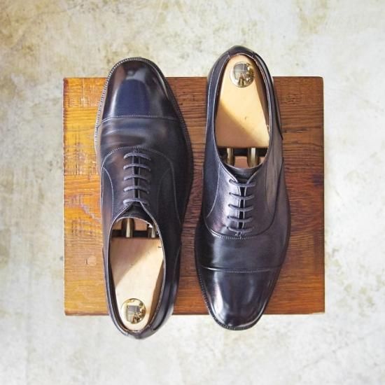 美品★チーニー 6.5F【★CROMER/6184ラスト/クローマー/ストレートチップ】CHEANEY★a936