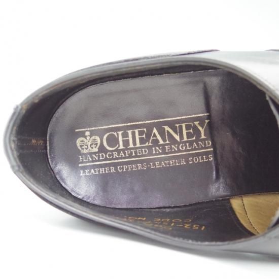 美品★チーニー 6.5F【★CROMER/6184ラスト/クローマー/ストレートチップ】CHEANEY★a936