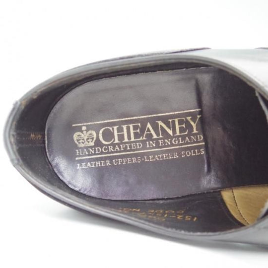 美品★チーニー 6.5F【★CROMER/6184ラスト/クローマー/ストレートチップ】CHEANEY★a936