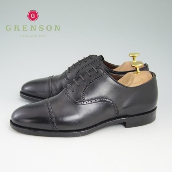 美品★グレンソン 5.5D【極希少★最上級!!マスターピース】クォーターブローグ/MasterPiece/GRENSON★a938
