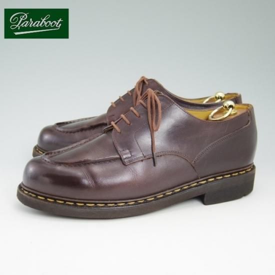 極美品★パラブーツ SIZE 8【★カフェ/シャンボード/CHAMBORD/TEXソール/Uチップ】Paraboot★a940