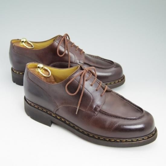極美品★パラブーツ SIZE 8【★カフェ/シャンボード/CHAMBORD/TEXソール/Uチップ】Paraboot★a940