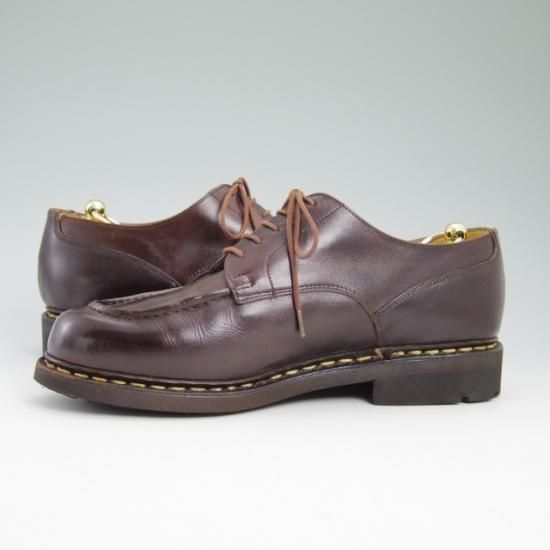 極美品★パラブーツ SIZE 8【★カフェ/シャンボード/CHAMBORD/TEXソール/Uチップ】Paraboot★a940