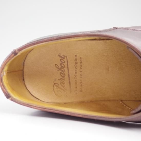極美品★パラブーツ SIZE 8【★カフェ/シャンボード/CHAMBORD/TEXソール/Uチップ】Paraboot★a940