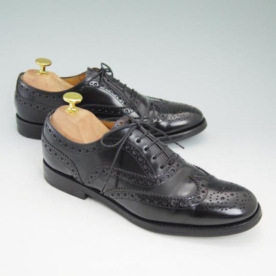 美品★チャーチ(レディース) 24.5cm /SIZE 37.5【★バーウッド/BURWOOD WG/フルブローグ/ウイングチップ】Church's★a941