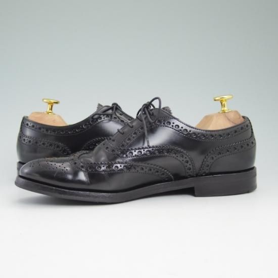 美品★チャーチ(レディース) 24.5cm /SIZE 37.5【★バーウッド/BURWOOD WG/フルブローグ/ウイングチップ】Church's★a941