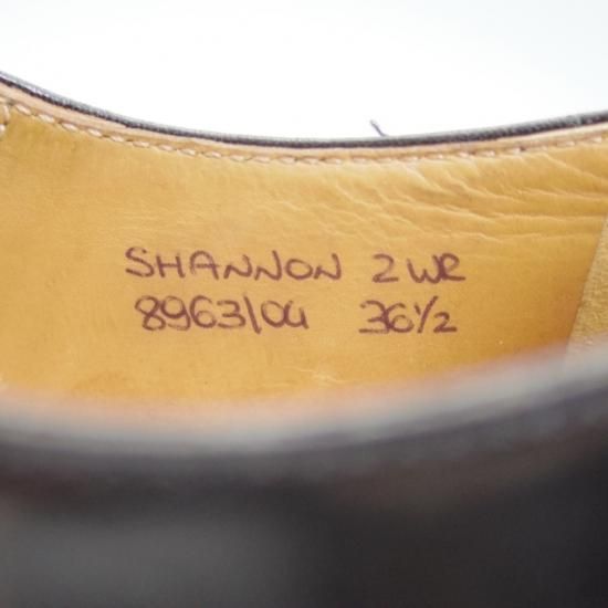 極美品★チャーチ(レディース) 23.5cm /SIZE 36.5【★シャノン/SHANNON 2WR/プレーントゥ】Church's★a942
