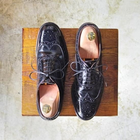 美品★チャーチ(レディース) 23.5cm /SIZE 36.5【★BURWOOD WG/バーウッド/フルブローグ/ウイングチップ】Church's★a943