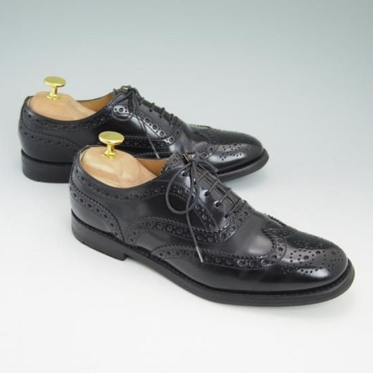美品★チャーチ(レディース) 23.5cm /SIZE 36.5【★BURWOOD WG/バーウッド/フルブローグ/ウイングチップ】Church's★a943