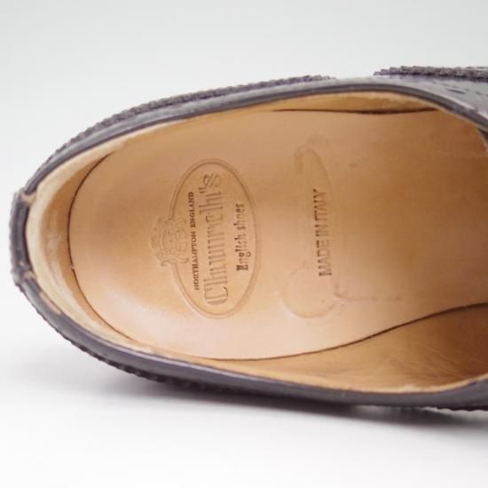 美品★チャーチ(レディース) 23.5cm /SIZE 36.5【★BURWOOD WG/バーウッド/フルブローグ/ウイングチップ】Church's★a943