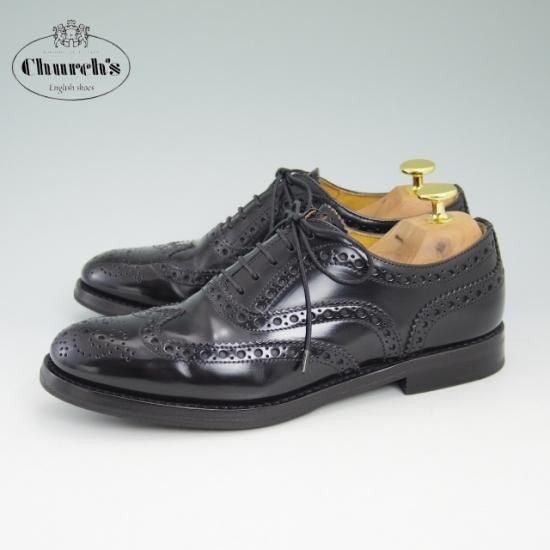 極美品★チャーチ(レディース) 23cm /SIZE 36 【★BURWOOD WG/バーウッド/フルブローグ/ウイングチップ】Church's★a944