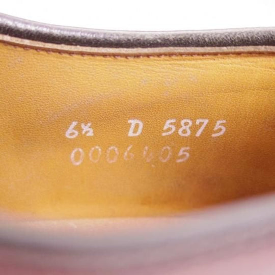 極上★(米)アレンエドモンズ 6.5D【定価￥75,900-★パークアベニュー/Park Avenue】ストレートチップ/カーフ/赤茶/ALLEN EDMONDS★a947