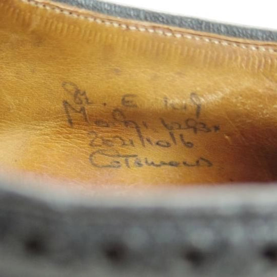 極上★チャーチ 8.5E【★希少!!149ラスト】2都市ロゴ/旧チャーチ/RANCH OXHIDEレザー/フルブローグ/COTSWOLD/85E/Church's★a952