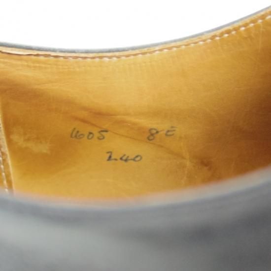 極上★クロケット&ジョーンズ UK7.5/US8E【★ブルックスブラザーズ別注/Peal&co BROOKS BROTHERS/240/フルブローグ】Crockett&Jones★a953