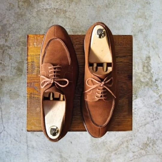 極上★クロケット&ジョーンズ 6.5E【★Surrey/Uチップ/スエード】Crockett&Jones★a954