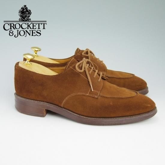 極上★クロケット&ジョーンズ 6.5E【★Surrey/Uチップ/スエード】Crockett&Jones★a954