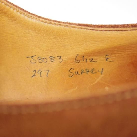 極上★クロケット&ジョーンズ 6.5E【★Surrey/Uチップ/スエード】Crockett&Jones★a954