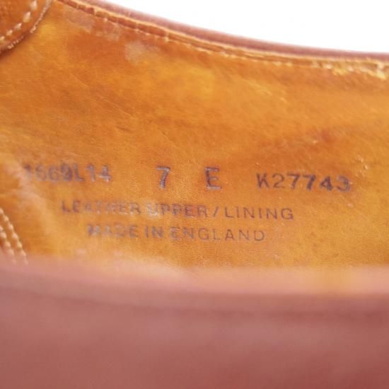 極上★クロケット&ジョーンズ 7E【★ポールセンスコーン別注/Poulsen Skone/モンクストラップ】Crockett&Jones★a955