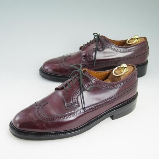 極上★チーニー製 US9/UK8.5【★コードバン/(米)Lloyd & Haig 別注/ロイド&ヘイグ/フルブローグ】CHEANEY★a956