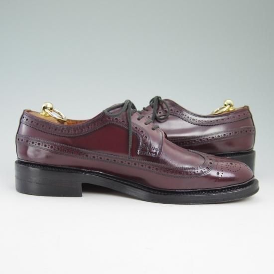 極上★チーニー製 US9/UK8.5【★コードバン/(米)Lloyd & Haig 別注/ロイド&ヘイグ/フルブローグ】CHEANEY★a956