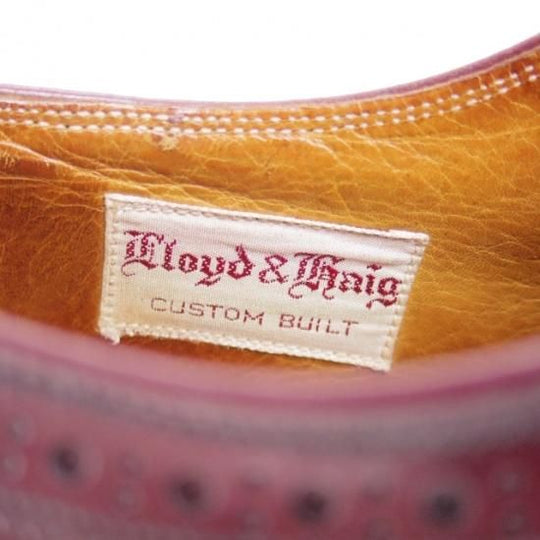 極上★チーニー製 US9/UK8.5【★コードバン/(米)Lloyd & Haig 別注/ロイド&ヘイグ/フルブローグ】CHEANEY★a956