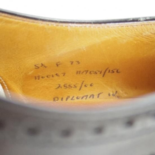 ★チャーチ 5.5F【★73ラスト/DIPLOMAT/ディプロマットセミブローグ/旧チャーチ/３都市ロゴ/55】Church's★a962