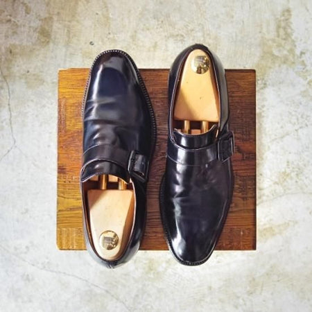 美品★チャーチ 70F/UK7【★73ラスト/旧チャーチ/３都市ロゴ/WESTBURY/ウェストバリー/モンクストラップ】Church's★a963