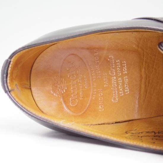 美品★チャーチ 70F/UK7【★73ラスト/旧チャーチ/３都市ロゴ/WESTBURY/ウェストバリー/モンクストラップ】Church's★a963