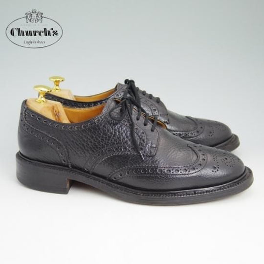 極上★チャーチ 80F/UK8/81ラスト【★希少!!】バーウッドの外羽根タイプ/RANCH OXHIDE/旧チャーチ/３都市ロゴ/Eskdale/Church's★a964