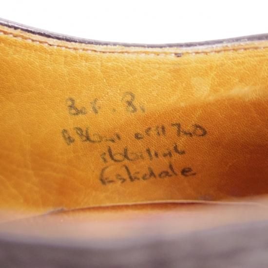 極上★チャーチ 80F/UK8/81ラスト【★希少!!】バーウッドの外羽根タイプ/RANCH OXHIDE/旧チャーチ/３都市ロゴ/Eskdale/Church's★a964