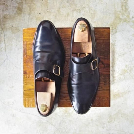 極上★クロケット&ジョーンズ SIZE 6.5【★(英)HACKETT/ハケット別注/236ラスト/モンクストラップ】Crockett&Jones★a966