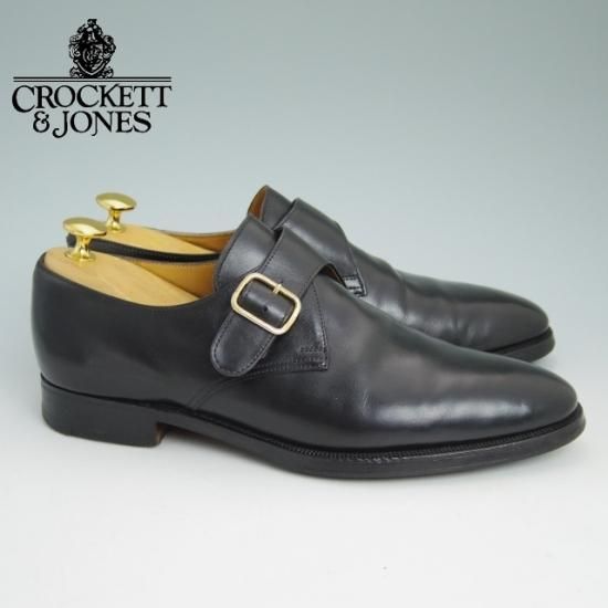 極上★クロケット&ジョーンズ SIZE 6.5【★(英)HACKETT/ハケット別注/236ラスト/モンクストラップ】Crockett&Jones★a966