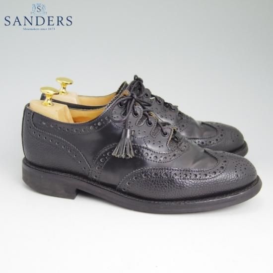 極上★サンダース SIZE 6.5【★ギリーシューズ】9734BBG/Ghillie Brogue/SANDERS★a967