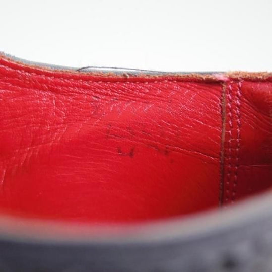 ★トリッカーズ(レディース) SIZE 4【★カントリー短靴/フルブローグ/紺】Tricker's★a968