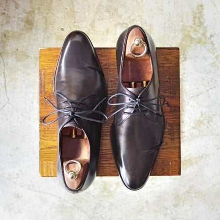 新品★ベルルッティ SIZE 8【★希少!!外羽根/ダービー】プレーントゥ/Berluti★a969