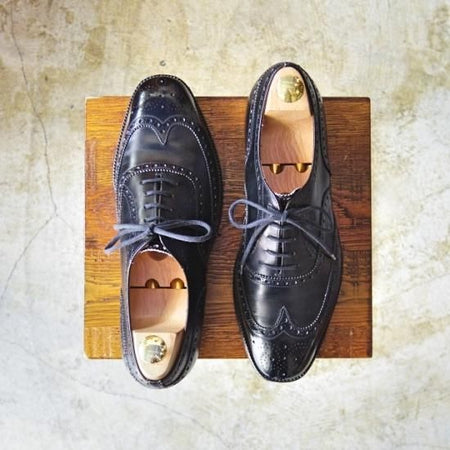 極上★チャーチ 70F/UK7【★73ラスト/チェットウインド/CHETWYND/旧チャーチ/３都市ロゴ/フルブローグ】Church's★a974