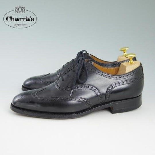 極上★チャーチ 70F/UK7【★73ラスト/チェットウインド/CHETWYND/旧チャーチ/３都市ロゴ/フルブローグ】Church's★a974