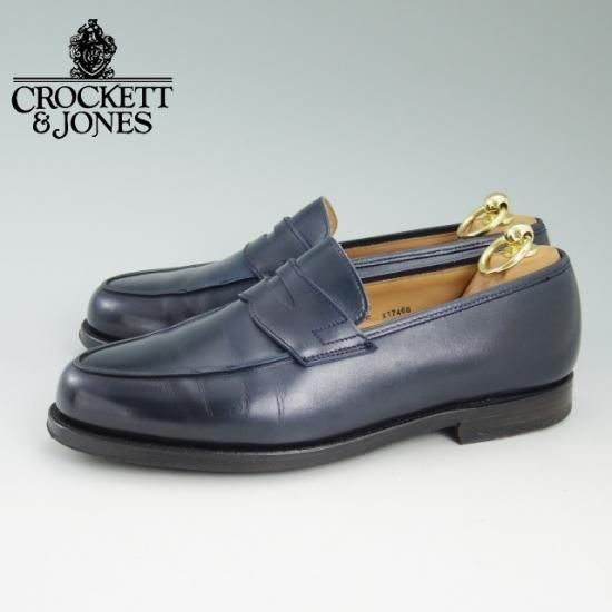 極美品★クロケット&ジョーンズ 5.5E【★ユナイテッドアローズ別注/UNITED ARROWS/コインローファー/ANTON/314ラスト】Crockett&Jones★a976