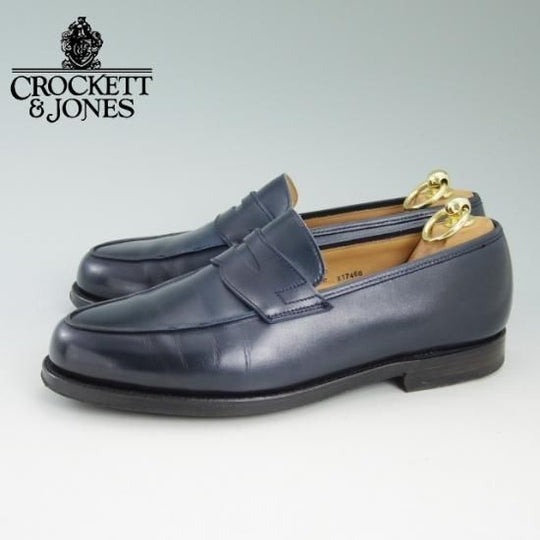 極美品★クロケット&ジョーンズ 5.5E【★ユナイテッドアローズ別注/UNITED ARROWS/コインローファー/ANTON/314ラスト】Crockett&Jones★a976