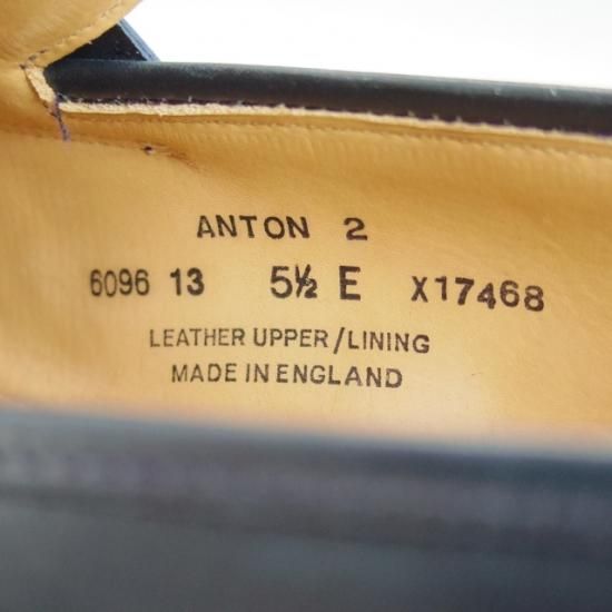 極美品★クロケット&ジョーンズ 5.5E【★ユナイテッドアローズ別注/UNITED ARROWS/コインローファー/ANTON/314ラスト】Crockett&Jones★a976