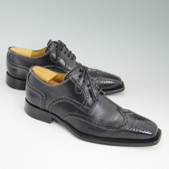 極上★ステファノブランキーニ SIZE 6.5【★ブラックラピド製法】/フルブローグ/0340/ステファノ ブランキーニ/Stefano Branchini★a979