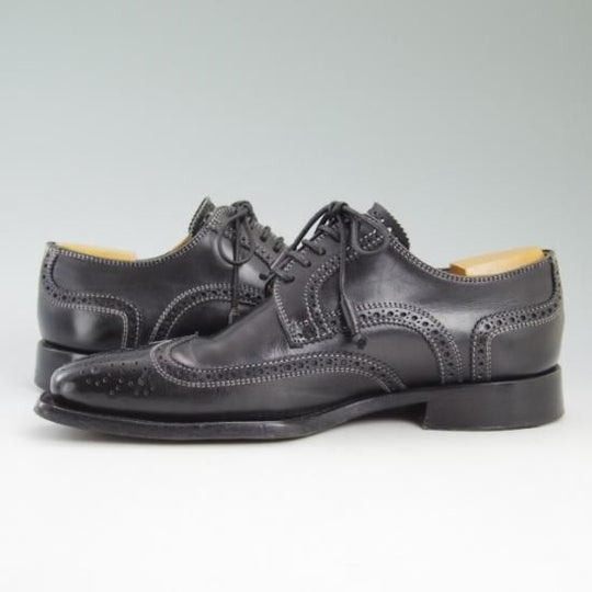 極上★ステファノブランキーニ SIZE 6.5【★ブラックラピド製法】/フルブローグ/0340/ステファノ ブランキーニ/Stefano Branchini★a979