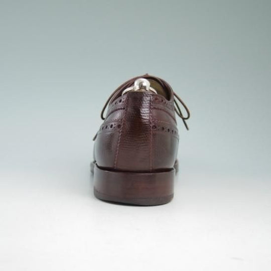 極上★宮城興業 SIZE 7【★超希少!!型押しコードバン】フルブローグ/MIYAGI KOGYO★a983