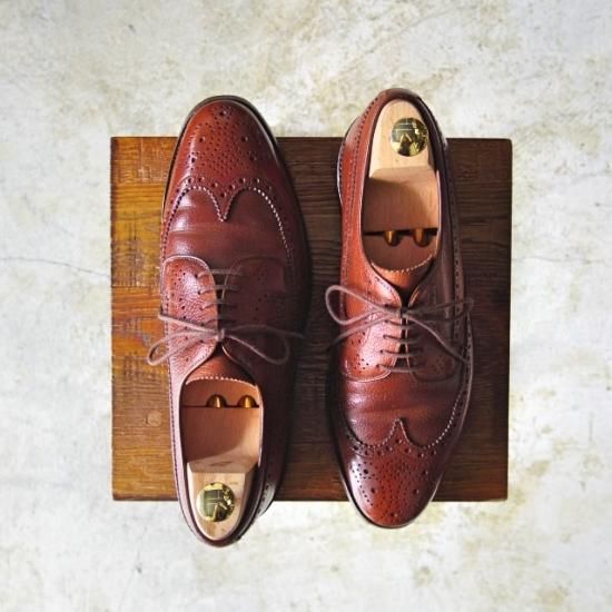 超希少★クロケット&ジョーンズ 7E【★Alan McAfeeネーム商品/アランマカフィー/HEREFORD/フルブローグ】Crockett&Jones★a987