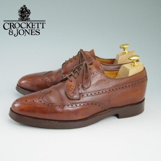 超希少★クロケット&ジョーンズ 7E【★Alan McAfeeネーム商品/アランマカフィー/HEREFORD/フルブローグ】Crockett&Jones★a987