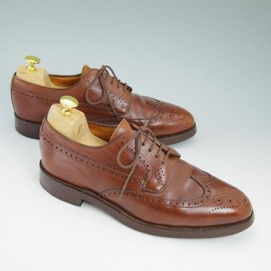 超希少★クロケット&ジョーンズ 7E【★Alan McAfeeネーム商品/アランマカフィー/HEREFORD/フルブローグ】Crockett&Jones★a987