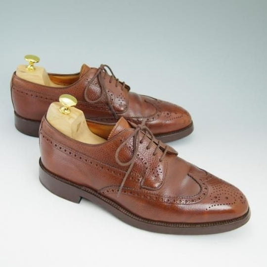 超希少★クロケット&ジョーンズ 7E【★Alan McAfeeネーム商品/アランマカフィー/HEREFORD/フルブローグ】Crockett&Jones★a987