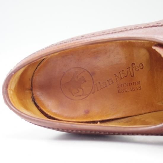 超希少★クロケット&ジョーンズ 7E【★Alan McAfeeネーム商品/アランマカフィー/HEREFORD/フルブローグ】Crockett&Jones★a987