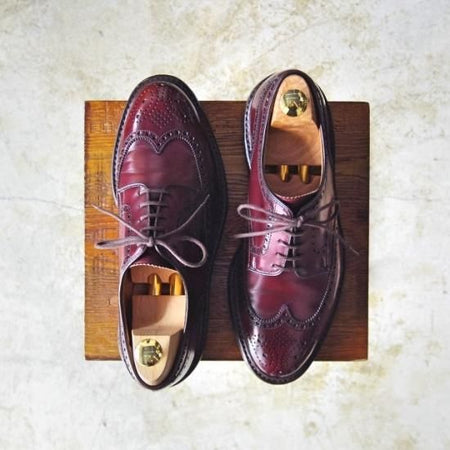 極上★クロケット&ジョーンズ 6.5E【★ダイナイトソール/PEMBROKE/ペンブローク/フルブローグ/325ラスト】Crockett&Jones★a988